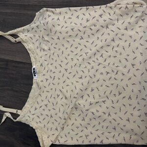 Victoria's Secret Yellow Floral Top